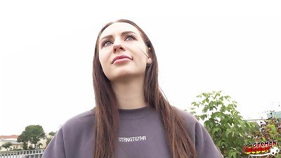 GERMAN SCOUT - petite tits long images teenager Emma Evans Pickup and chat to firm audition fuck