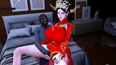 goddess of Motion: giant forms in 3 dimensional - 3d cartoon hentai