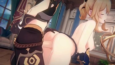 Genshin impact &ndash; Jean&rsquo;s spunky screams in individual 3d NSFW animation