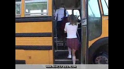college bus women teenage hump